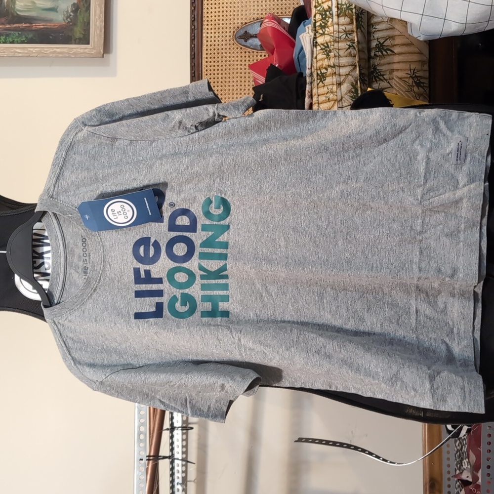 Life Is Good Hiking T Shirt